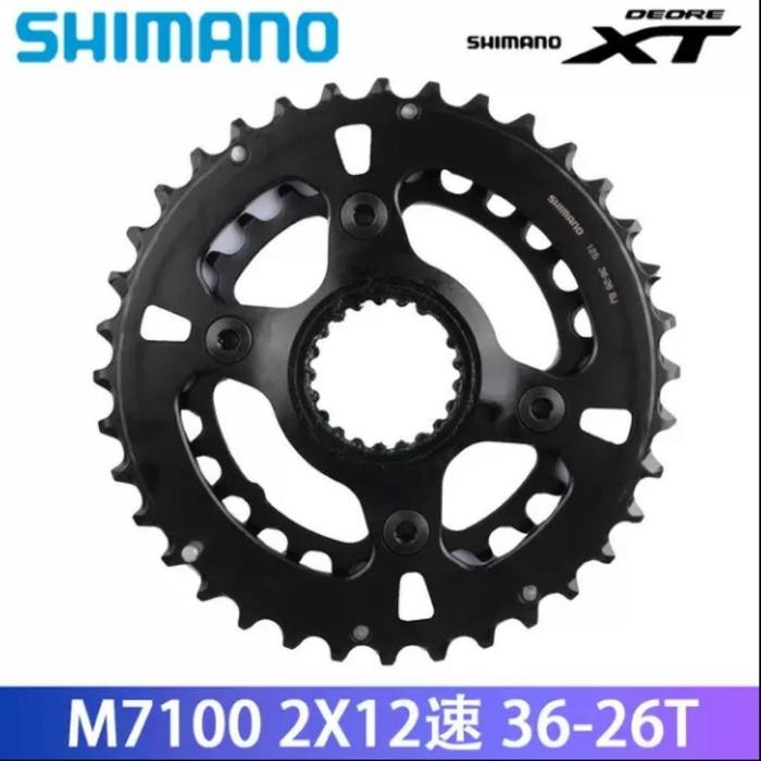 Promo Chainring Shimano Xt M7100 36-26T 12S