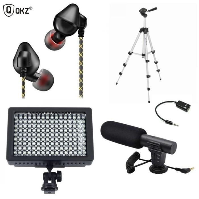 [Allthebest] PAKET LENGKAP Alat VLOG - YOUTUBER - VLOGGER - VIDEOGRAFI - REKAMAN