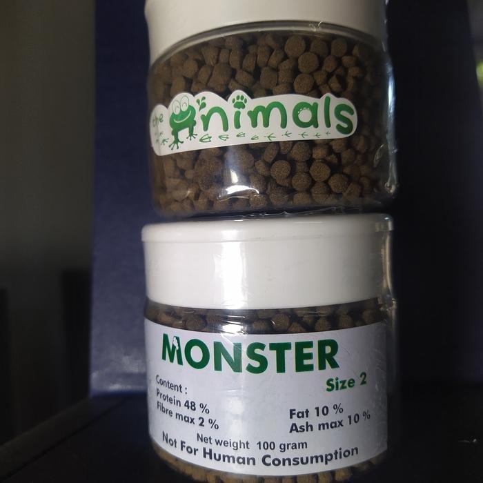 PELLET ANIMALS MONSTER SIZE 2 - PREDATOR / IKAN / AXOLOTL / UDANG