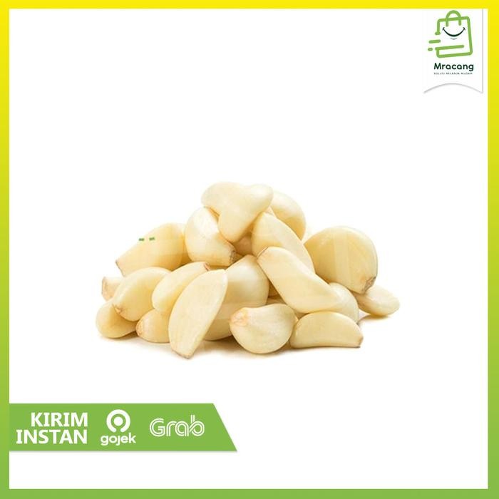 

New BAWANG PUTIH KUPAS / BERAT 250gram