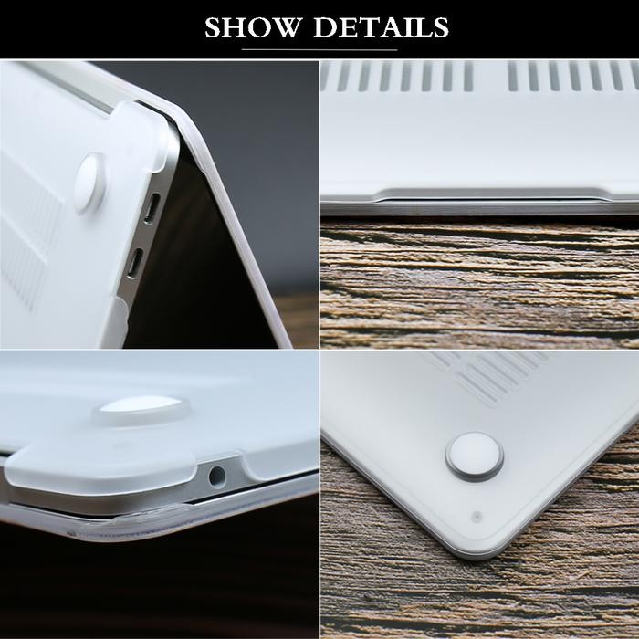 JTTOP" MATTE HARD CASE FOR MACBOOK AIR M3 / AIR M2 / AIR M1 / AIR RETINA DISPLAY / 13 INCH / 13.3