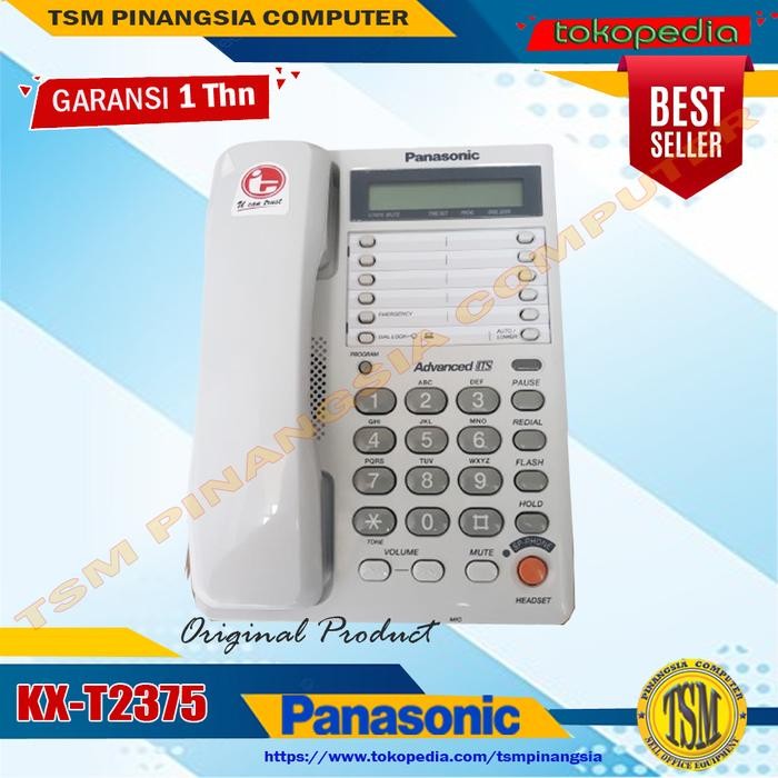 Spesial Telpon Rumah Panasonic Kx-T2375 / Kx-T 2375 Pesawat Telepon Analog Single Line