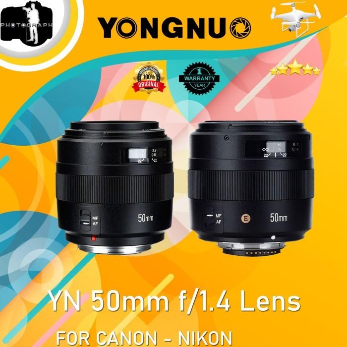 [Allthebest] YONGNUO YN 50MM F1.4 FOR CANON NIKON - YN50MM F1.4 FOR CANON NIKON