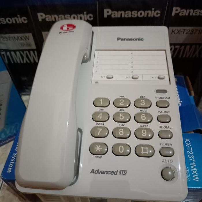 Bagus Panasonic Telepon Rumah Kx-T2371Mxw New