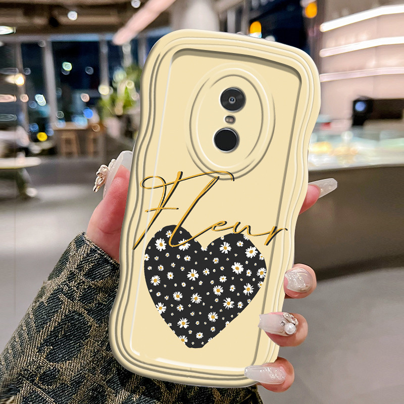 Casing Hp Untuk Xiaomi Redmi Note 4 Note 4X Note 4 Pro Case Krim gelombang Softcase Silikon Kesing H