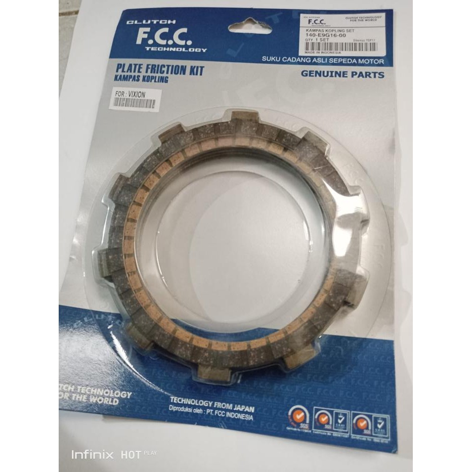 Plat Kopling Vixion FCC Kampas Kopling Vixion FCC ORIGINAL GARANSI
