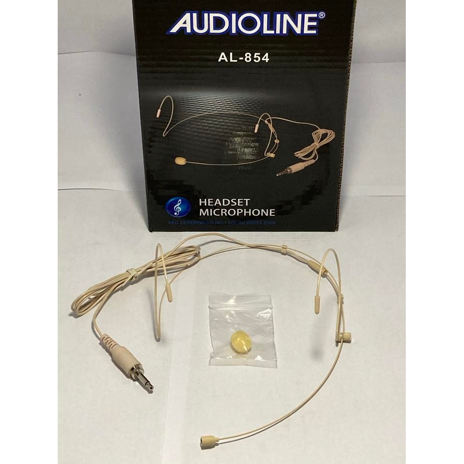 Mic headset Audioline AL-854 mic bando lidi