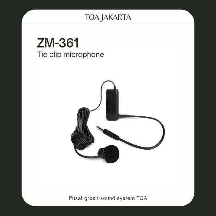 Mic Imam / Mic Jepit / Mic Clip On Toa ZM-360