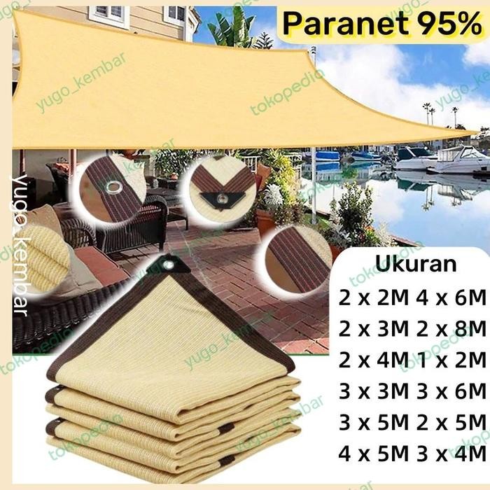 Paranet 95% Lebar 4meter /Anti-UV Sunshade Net / Farm Net Greenhouse Kode 693