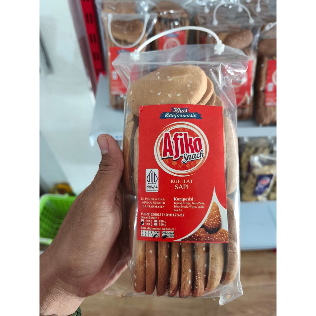 

AFIKA SNACK KUE ILAT SAPI 150G