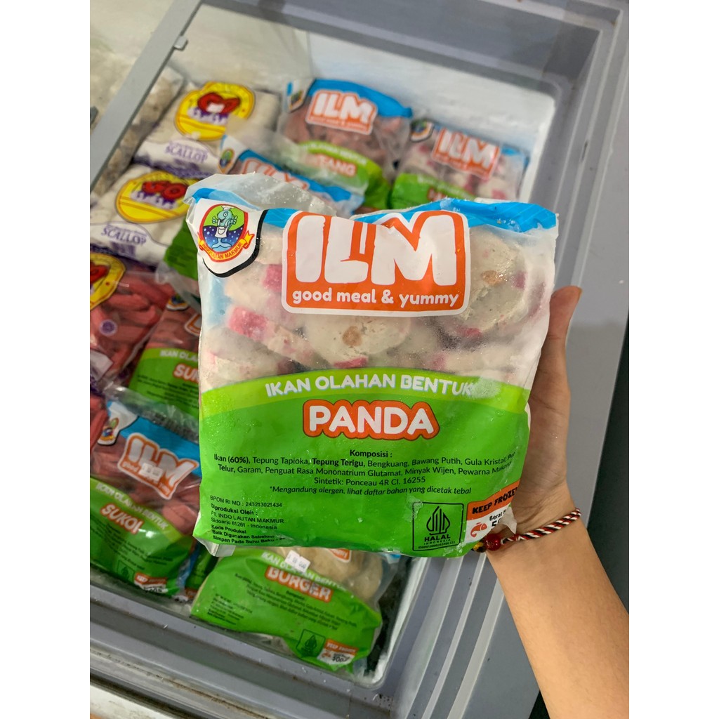 

ILM IKAN OLAHAN BENTUK PANDA 500G