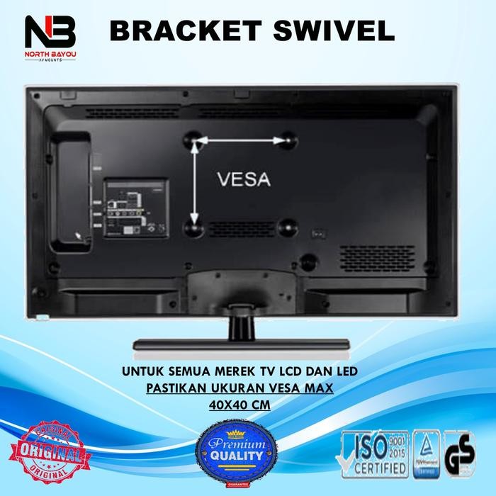 Hemat Bracket Tv 32 43 49 50 55 Inch Sony Sharp Lg Samsung Panasonic Smart