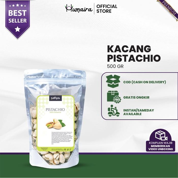 

Kacang Pistachio 500 Grams Original Kacang Arab Oleh Oleh Haji Umroh
