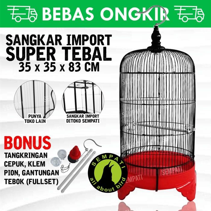 SANGKAR BESI IMPORT KANDANG BURUNG LOVEBIRD PARKIT KENARI