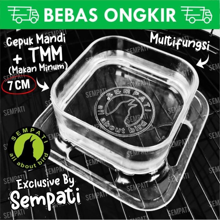 CEPUK WADAH PAKAN MIUM BURUNG KENARI KOTAK ELITE SONG