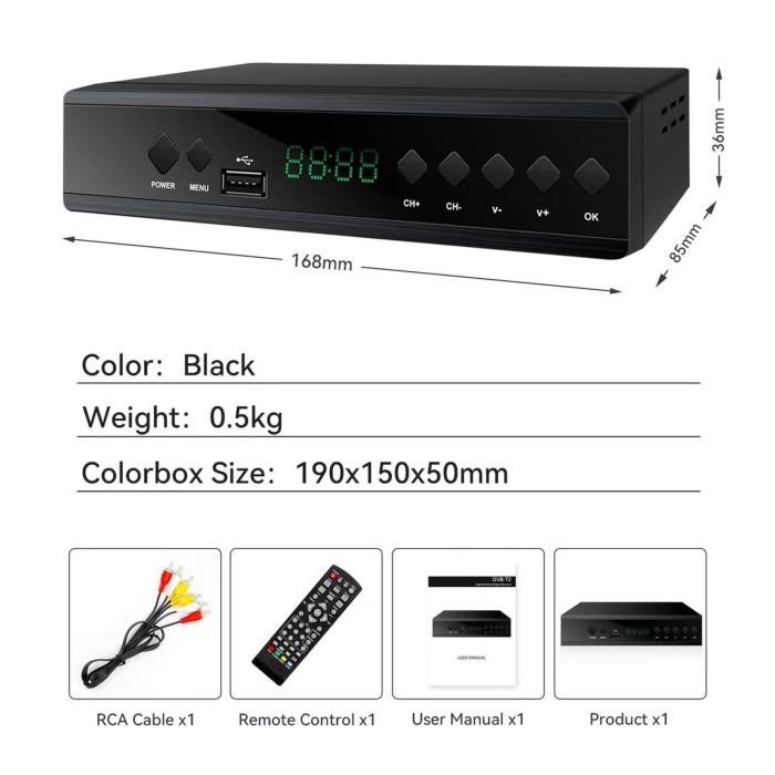 [Allthebest] STB digital tv D'COLOR / SET TOP BOX WIFI YOUTUBE