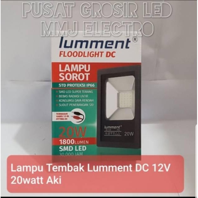 (Allthebest) Lampu Sorot DC 12V 20w 20 watt LUMMENT / LAMPU DC 12V