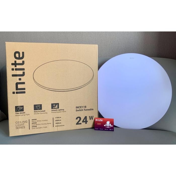 (Allthebest) LAMPU LED PLAFON BARET CEILING LIGHT INLITE 24W 24 WATT -