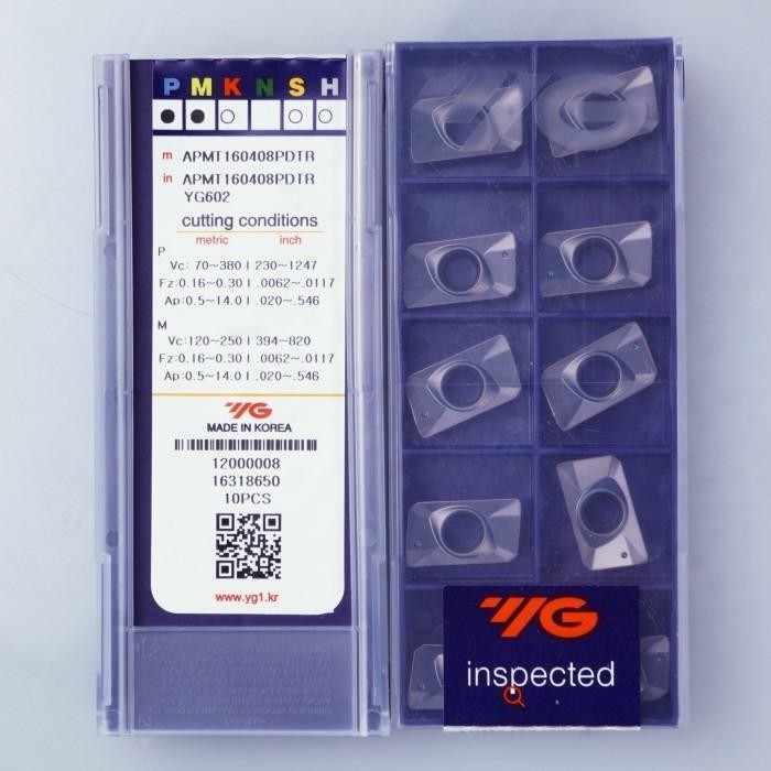 Executive Insert APMT 160408 PDTR YG 602 Insert Milling Shoulder Mill YG1