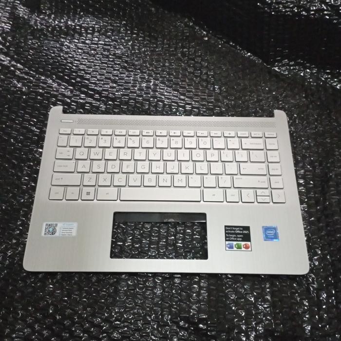 Casing Cesing Palmrest Keyboard Laptop HP 14s CF CR DP DK Hp 240 G8