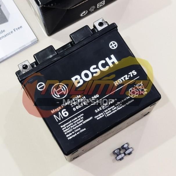 Accu Aki Kering Motor Bosch RBTZ-7S NMAX Aerox 155 Lexi