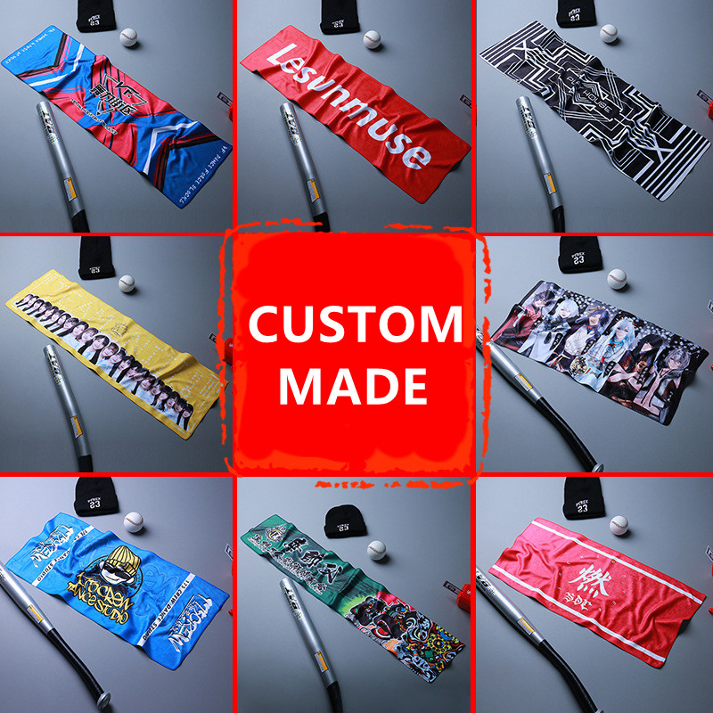 Custom Sports Fitness Microfiber Bath Towel Printed Logo Advertising Stars Should Help Hand Towel