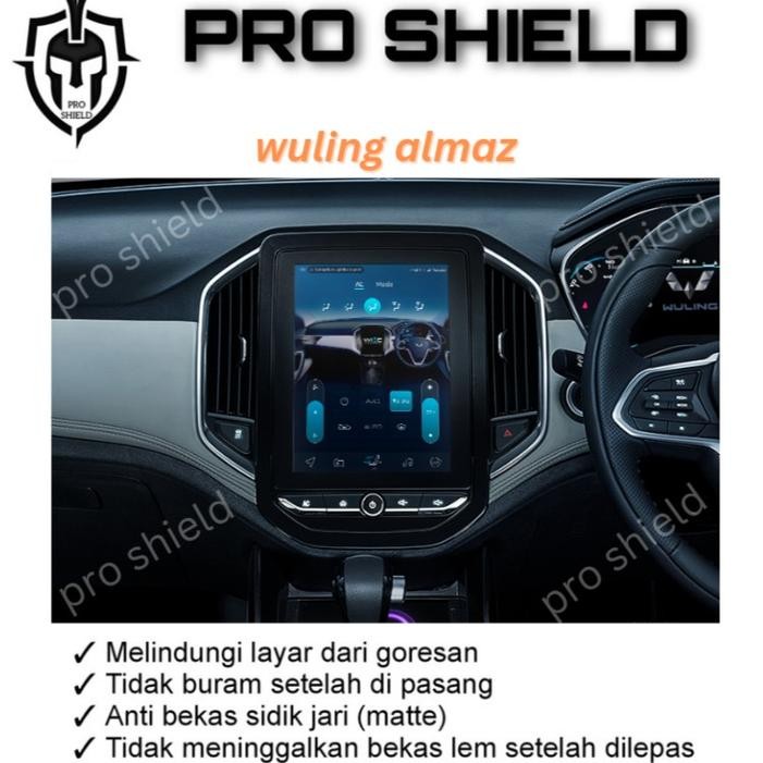 Anti gores head unit Wuling Almaz