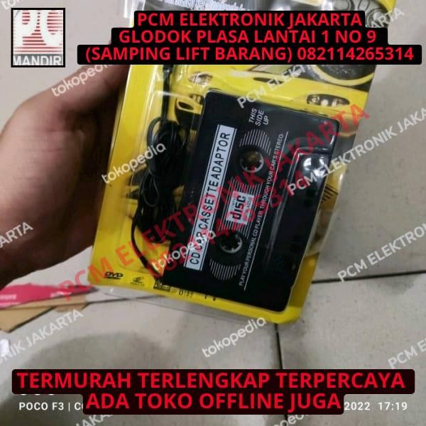 aux/cd car to cassette kaset adapter/adaptor ke/buat tape mobil jadul
