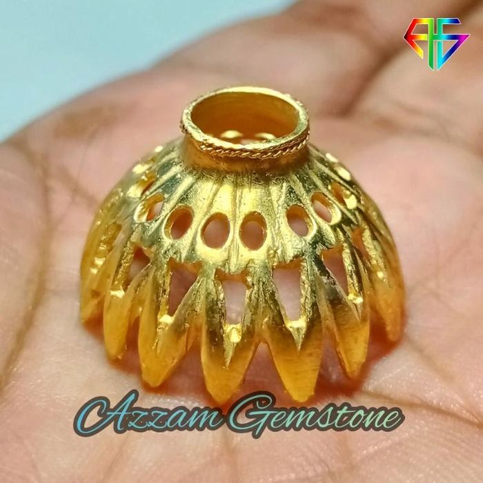 (Expert) FAVORITE Mendak Mendok Ring Selut Logam Kuningan bkn kalasa Stainless