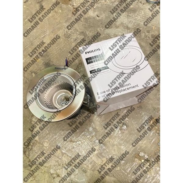 (Allthebest) Philips Downlight 2.5" Silver 66661 (Fitting Lampu Tanam)