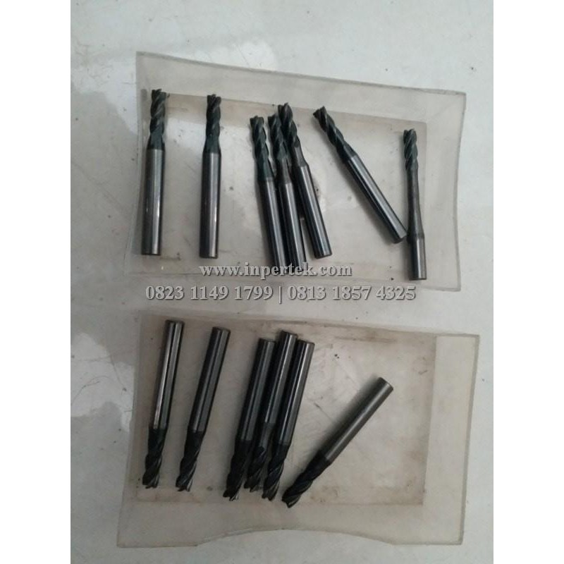 (Expert) Endmill 5 Carbide Bekas Endmill D 5 Carbide Mata Milling