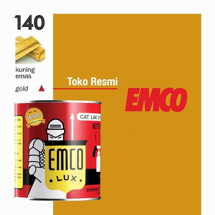 Expert Cat Kayu & Besi Emco Lux 1kg - Segitiga 140 Kuning Emas