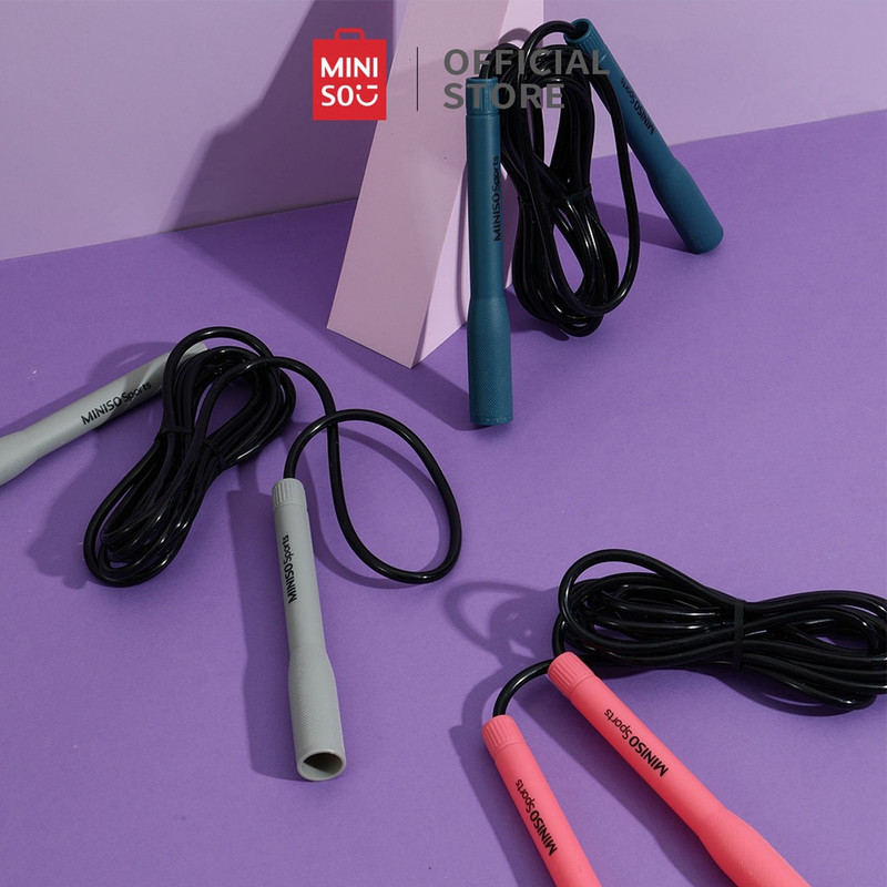 MINISO Sports Tali Skipping Rope with Long Handle Tali Skipping Tali Lompat Jumping Rope