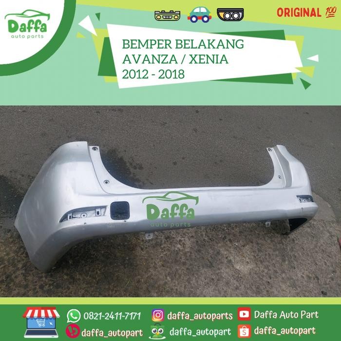 Bemper Bumper Guard Belakang Mobil Toyota Avanza 2012 2013 2018 Ori 2Nd