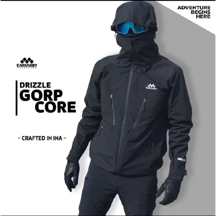 TERBARU Jaket Gunung Gorpcore Carumby DRIZZLE & MONSOON Waterproof Limited Edition Jaket Carumby