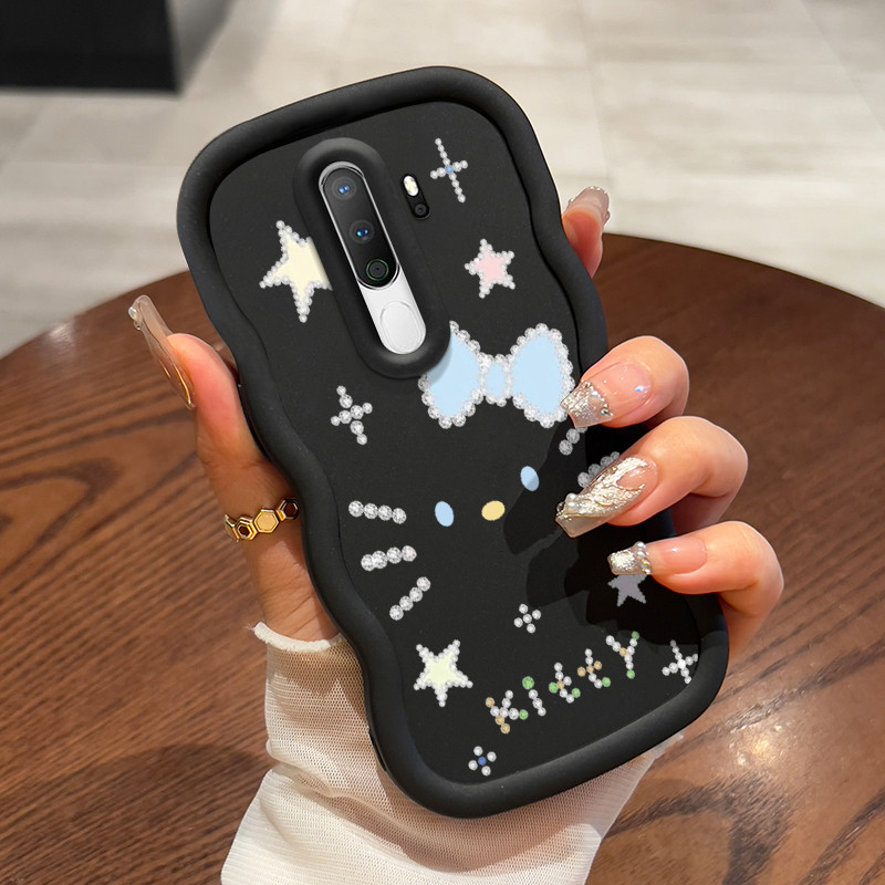 Casing HP Untuk OPPO A5 2020 A9 2020 Case Berlian kartun lucu Softcase Scrub silikon Cesing dua Kesi