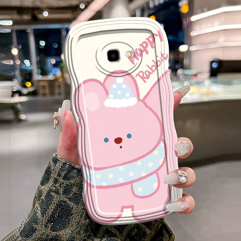 Casing Hp Untuk Samsung Galaxy J4 Plus 2018 J4 Prime Case Casing Softcase kelinci merah muda Kesing 