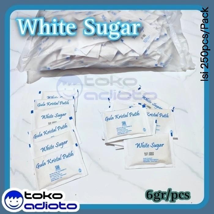 

New MURAH Gula Kristal Putih / White Sugar / Gula Putih / Gula Hotel - 8gr