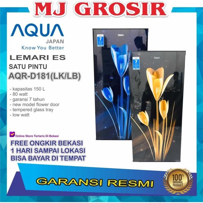 [Expret] KULKAS AQUA JAPAN AQRD 181LK LEMARI ES 1 PINTU AQRD181 AQRD 18LK