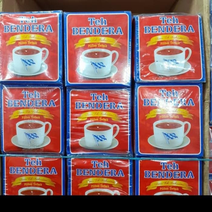 

Teh Bendera Bubuk/Teh kemasan 1 kotak asli khas Medan 250gr