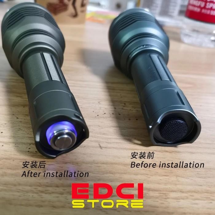 [Expert] Set Metal Switch 20mm Nyala with LED untuk Convoy M21A, M21B, L21A dll