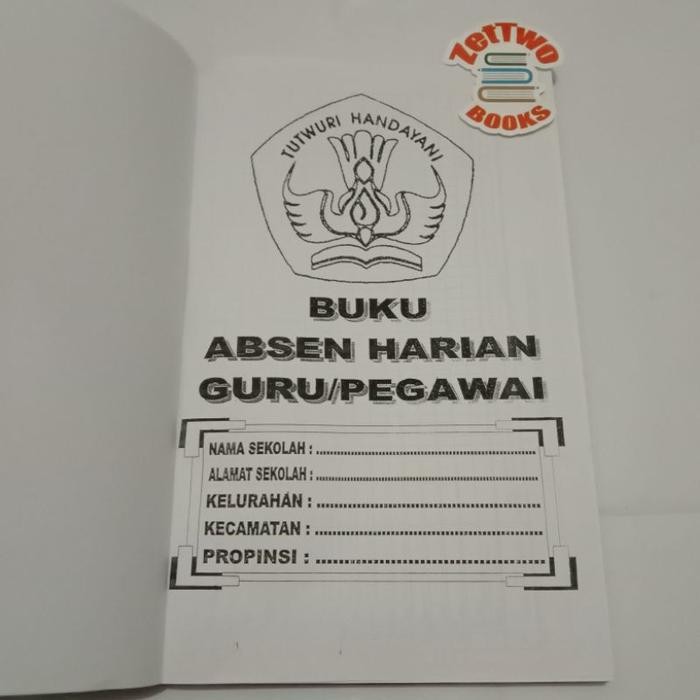 

Ready- Buku Absensi Harian Untuk Guru/Pegawai (Paking Bubble Wrap)
