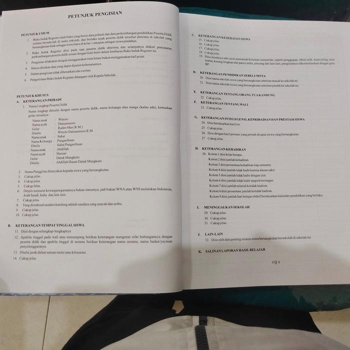 

Ready- Buku Induk Register Peserta Didik Sma