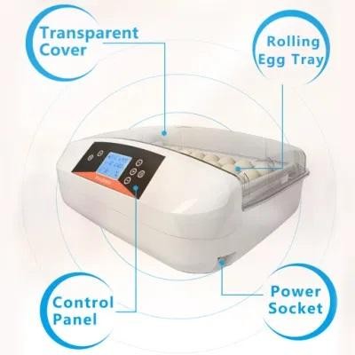 32 EGG INCUBATOR MESIN PENETAS TELUR HHD ROLLER