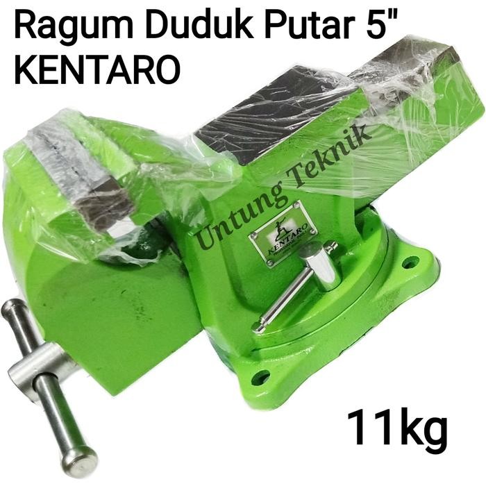 KENTARO RAGUM PUTAR DUDUK 5 INCH - HEAVY DUTY BENCH VICE