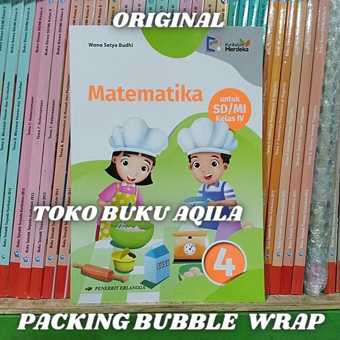

Ready- Buku Matematika Kelas 4 Sd/Mi Erlangga Kurikulum Merdeka Original