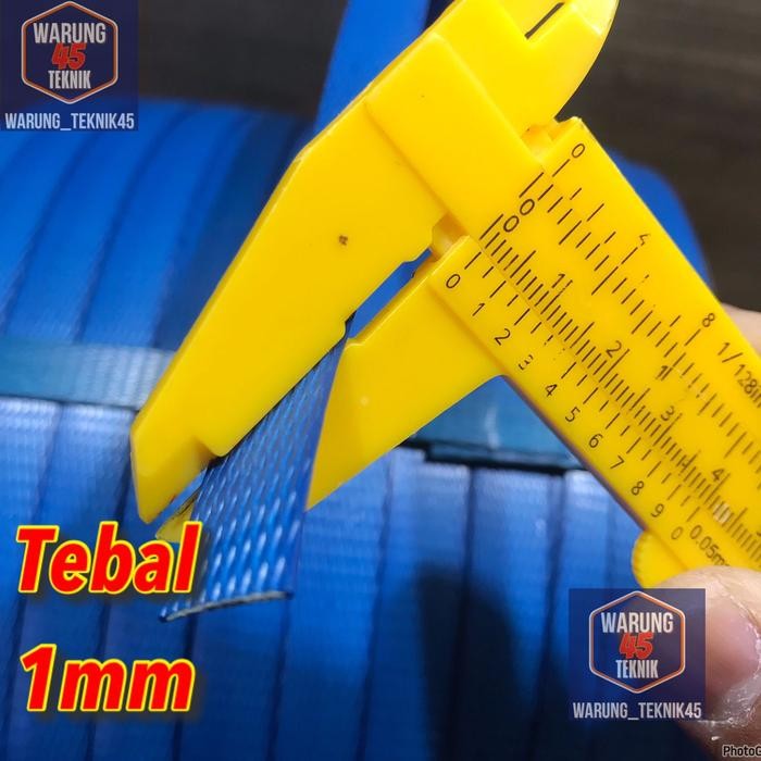 PLASTIK STRAPPING STRAPING BAND 15 MM BERAT 7 KG TALI MERAH STRAPING