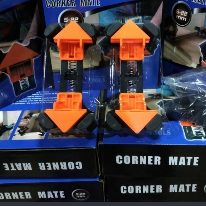CORNER MATE SET 4 PCS / SPRING CLAMP SUDUT CORNER CLAMP SIKU SUDUT