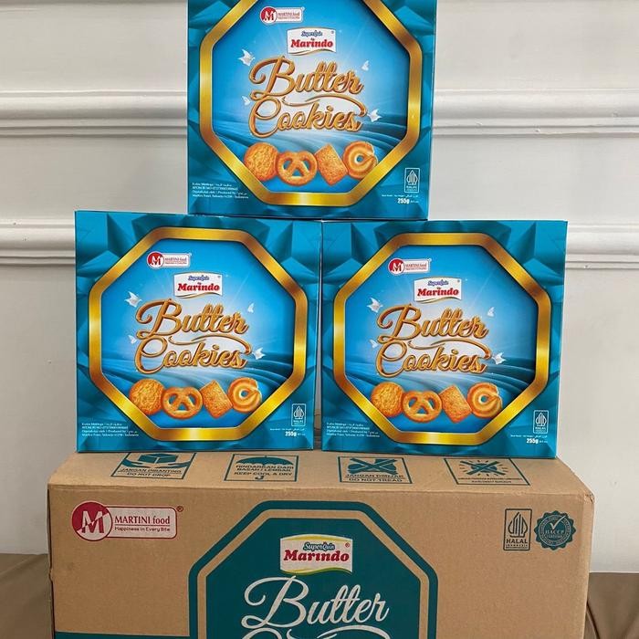 

New (PAKET 3TOPLES) BUTTER COOKIES SUPERQUIN MARINDO DAPAT 3TOPLES MARTINI FOOD
