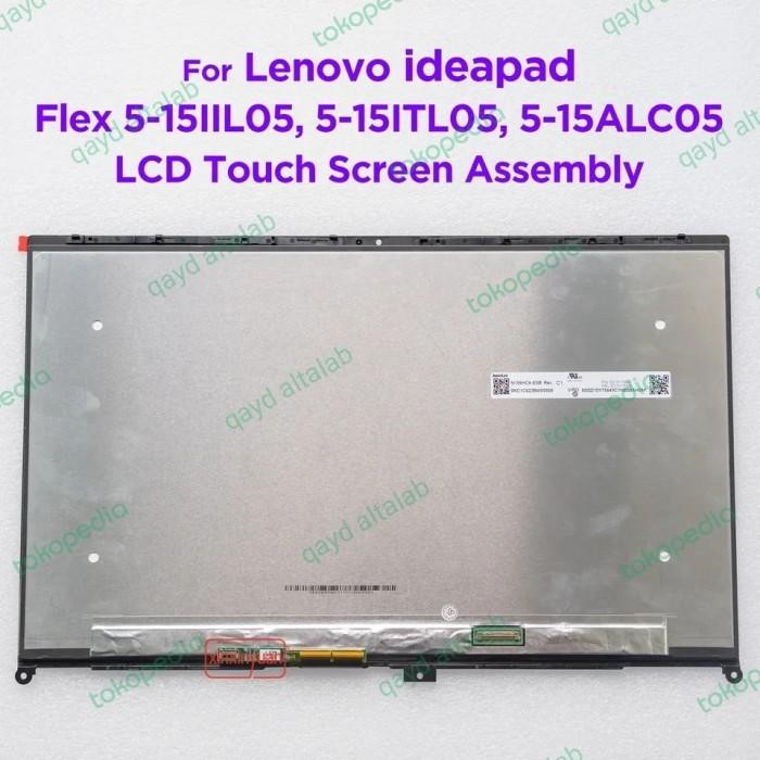 Unik Lcd Led Ideapad Flex 5 15 Flex5-15 5-15Iil05 5-15Itl05 Touch Fhd / Uhd